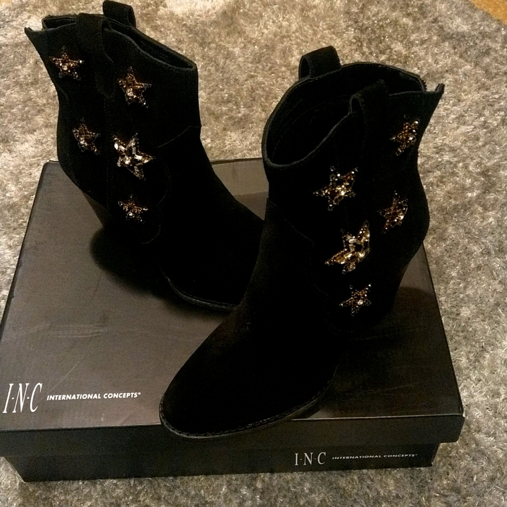 Brand new glamorous Inc embellished stars booties